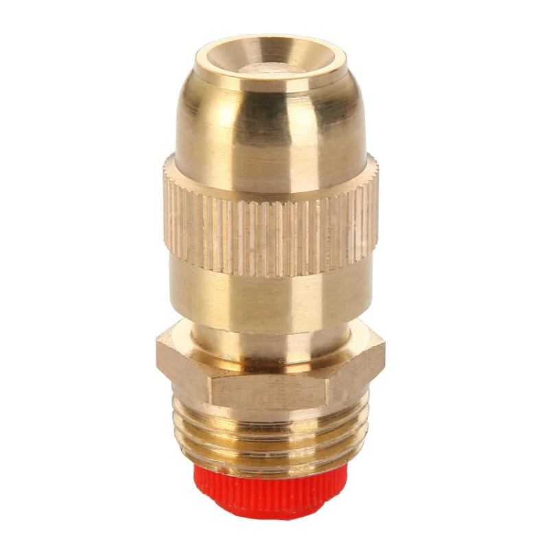 1/2 Inch Adjustable Water Flow Brass Spray Irrigation Agricultural Mist Spray Misting Nozzle