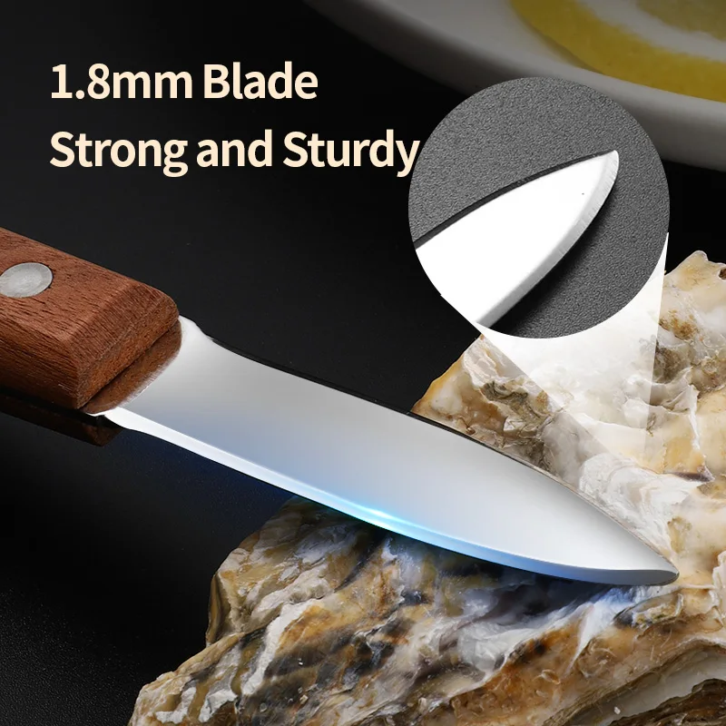 Прочный нож из нержавеющей стали Oyster Shucker с