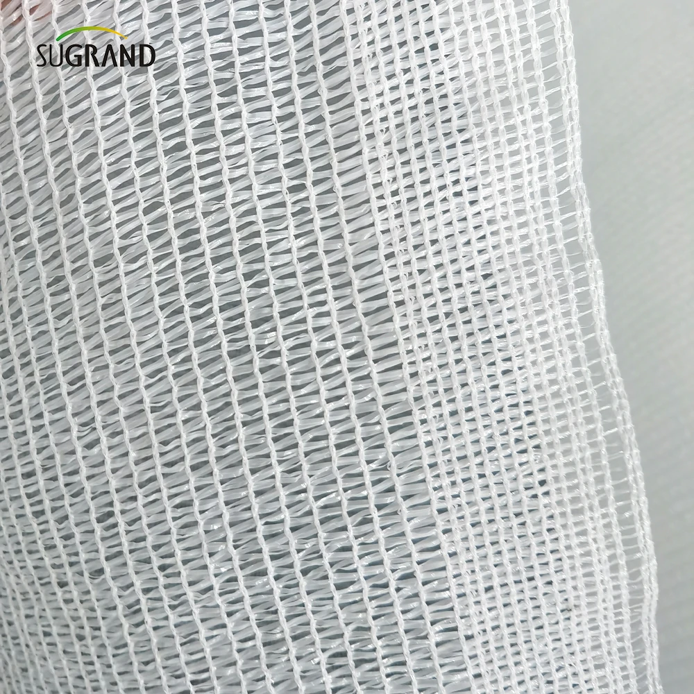 environmental protection plastic HDPE white shade net roll in low price from China