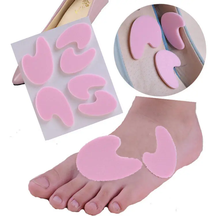 Orthotic Insoles 6 Counts Anti-Abrasion Orthopedic Insoles Toe Pads Foam Foot Corn Patch for Pain Relief