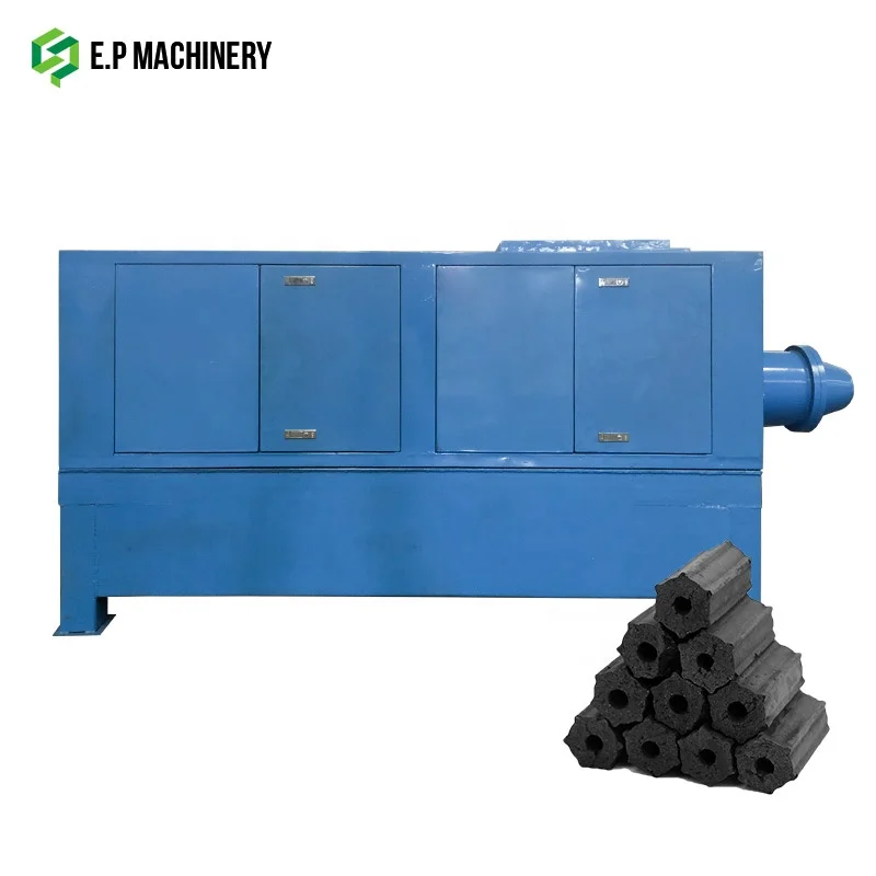 
High density charcoal compressing machine / hexagon shape charcoal briquette press making machine 
