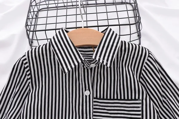 Girls Striped Long Sleeve Cartoon Cute Branded Kids Shirts of China Top Ten Selling Products