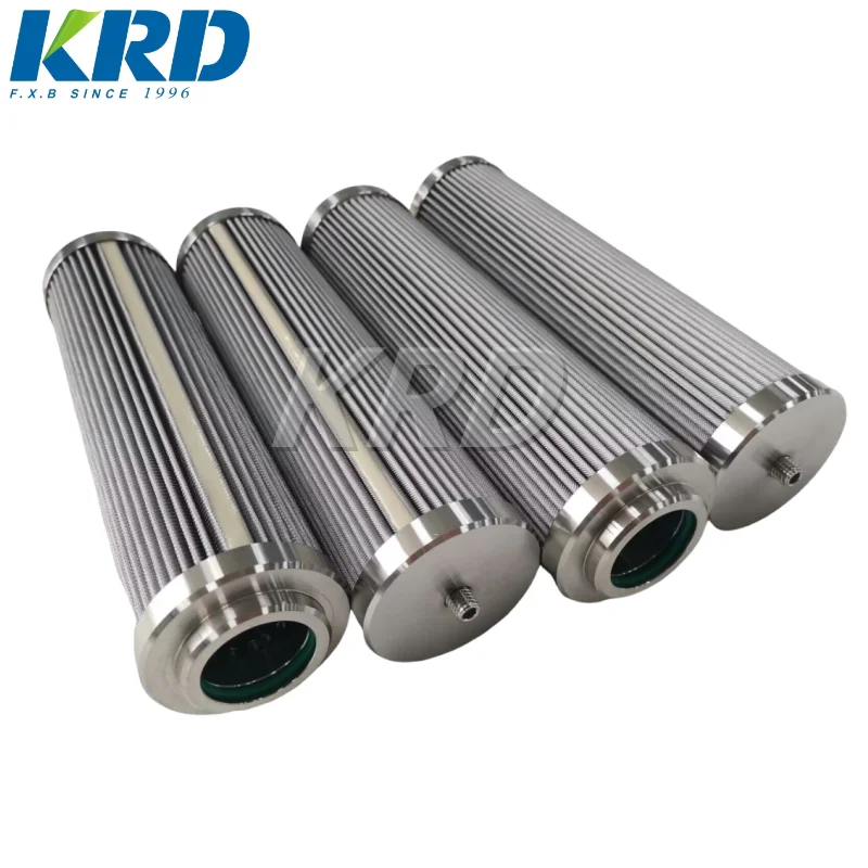 KRD 2024 Hot Sale Compatibility Of Filter Materials Cartridge Industrial Oil Filters Mesh Hydraulic Oil Stainless Steel Filter