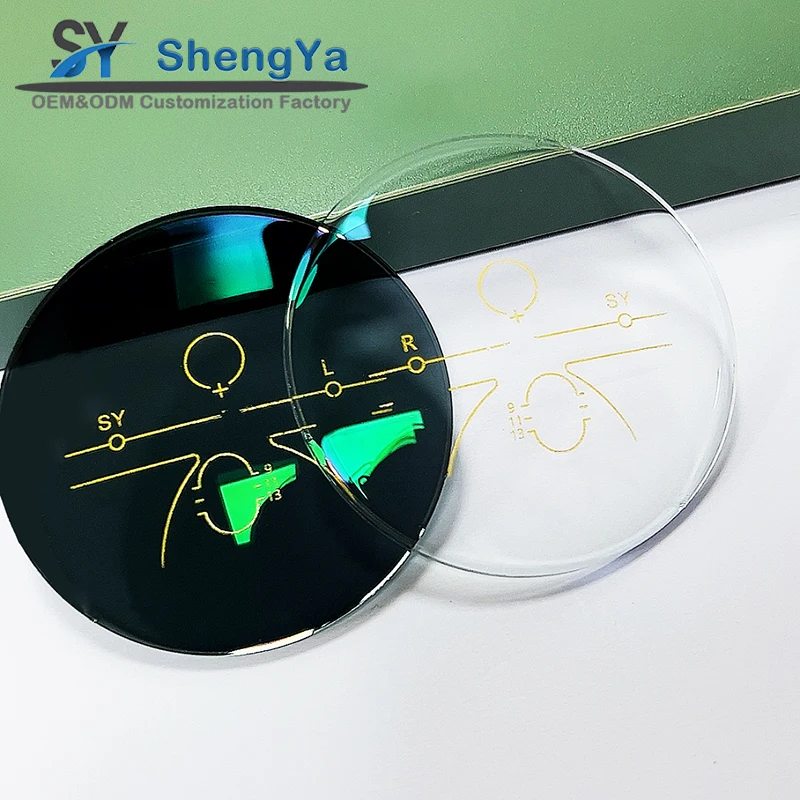 1.56 hmc Photochromic prescription lens Single Vision photo grey  Lensa resep fotokromik optical lenses lentes opticos optic