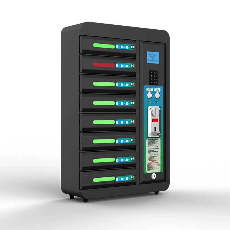 phone Charging coin operated mobile charging locker cell phone 3 in 1 charging station Multi-grid charging fast charging phone