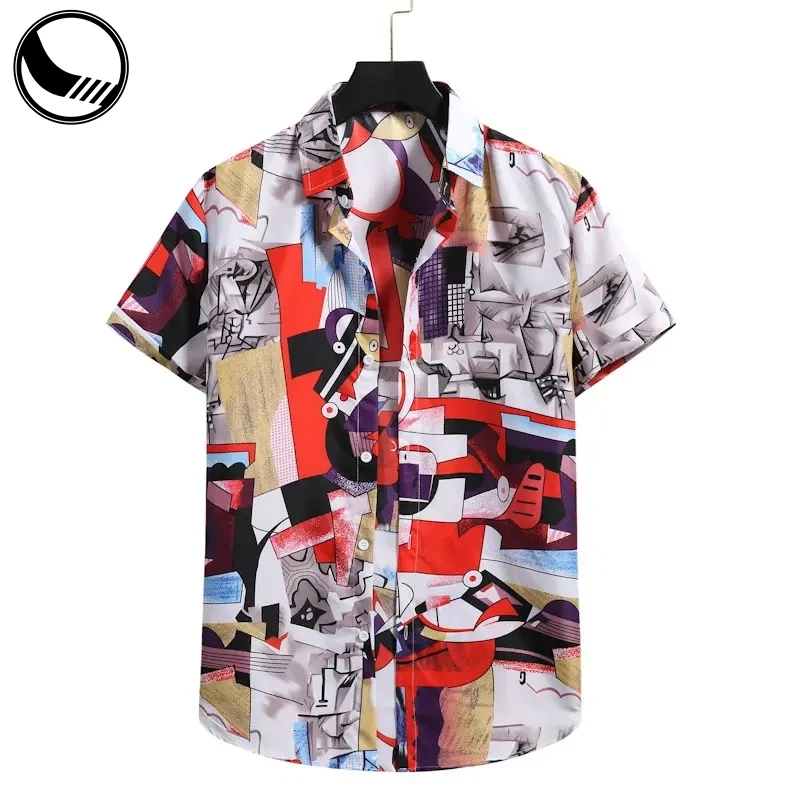 BETHERIVAL wholesale street polyester mens collar stripped polo golf shirt spring floral hawaiian t shirts