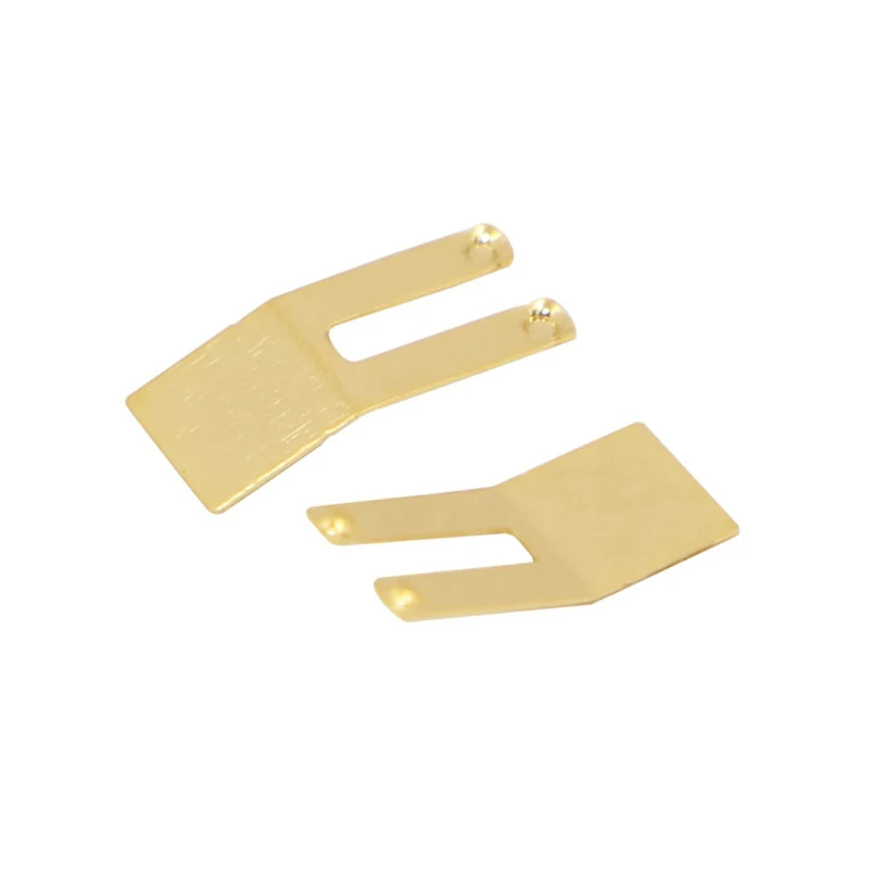 Metal Clip spring steel gold plated aa battery contact socket spring Negative contact plate