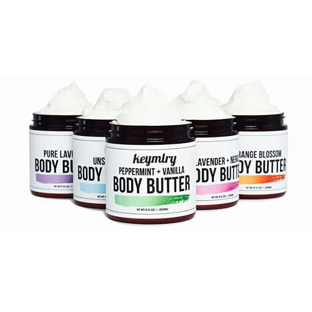 Крем для ухода за кожей, Отбеливающее взбитое Фирменное брезентовое масло, органическое Радужное масло ши для тела, оптовая продажа