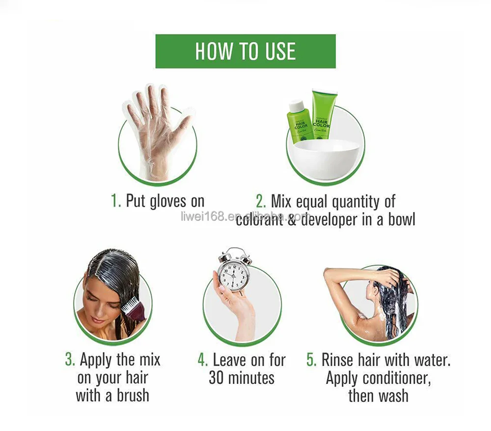 Cosmetics Manufacturer Professional Hair Color Cream Private Logo Magic Hair Dye Cream Best Hair Color Cream