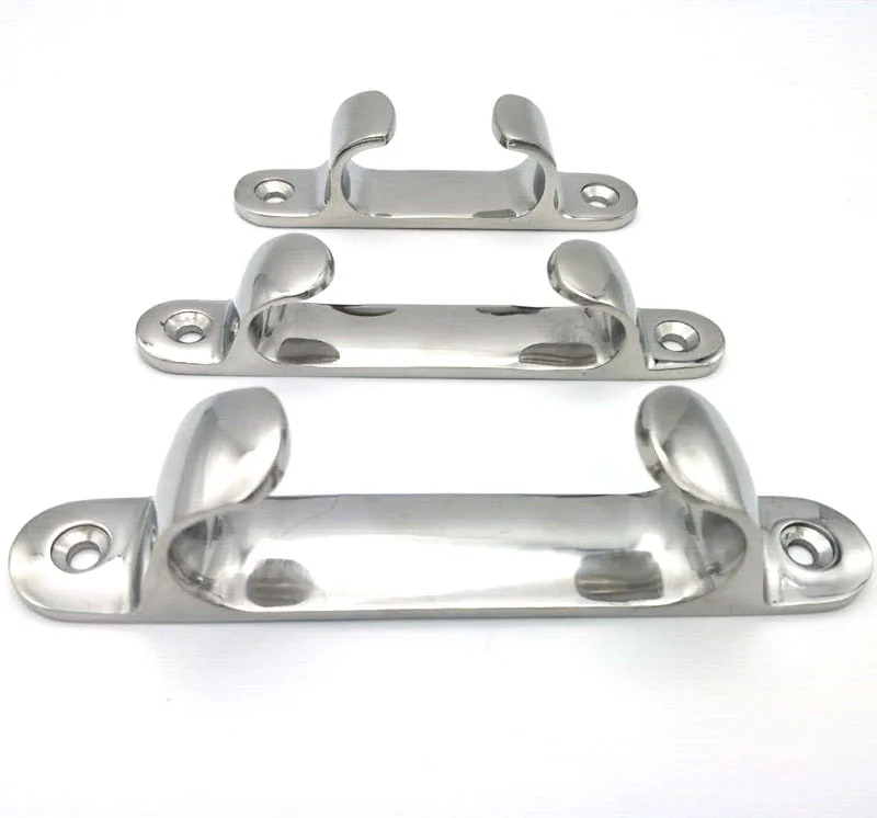 Marine parts accessories straight chocks stainless steel 316 straight chocks
