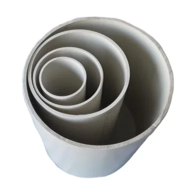 Wholesale high strength De 75mm 110mm 160mm drainage pipeline PVC Pipe large diameter 4m or custom PE plastic pipe