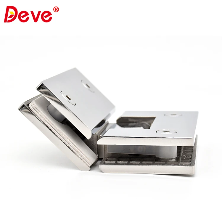 Quality Stainless Steel Heavy Duty Shower 135 Degree Glass to Glass Door Hinge Clamp