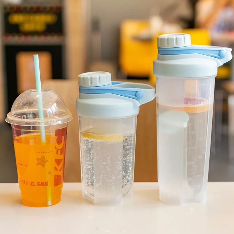 Custom Bpa Free 500ml Protein Workout Sport Gym Water Drinking Cup Protien Shaker Bottle