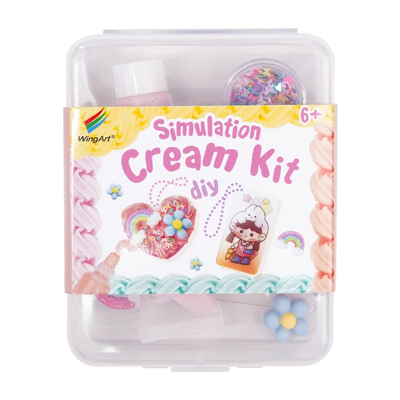 Education WingArt Cream Glue Simulation Cream Kit - butterfly sequins decoration for Creativity DIY Crafts