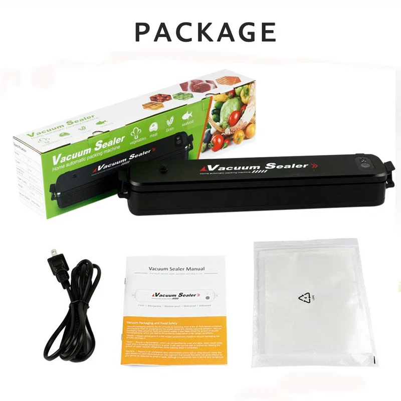 
OEM/ODM Household Handheld Continuous Heat Food Sealer Food Saver Vacuum Sealer Plastic Pouch Sealing packing Machine 