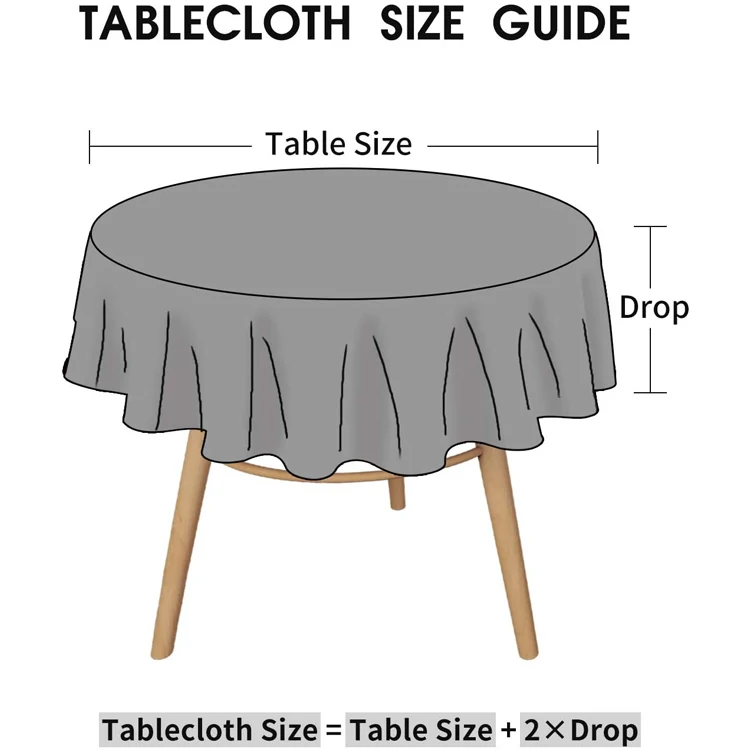 2023 dining room solid beige style waterproof household eco-friendly PVC/PEVA+nonwoven oil resistant  table cloth