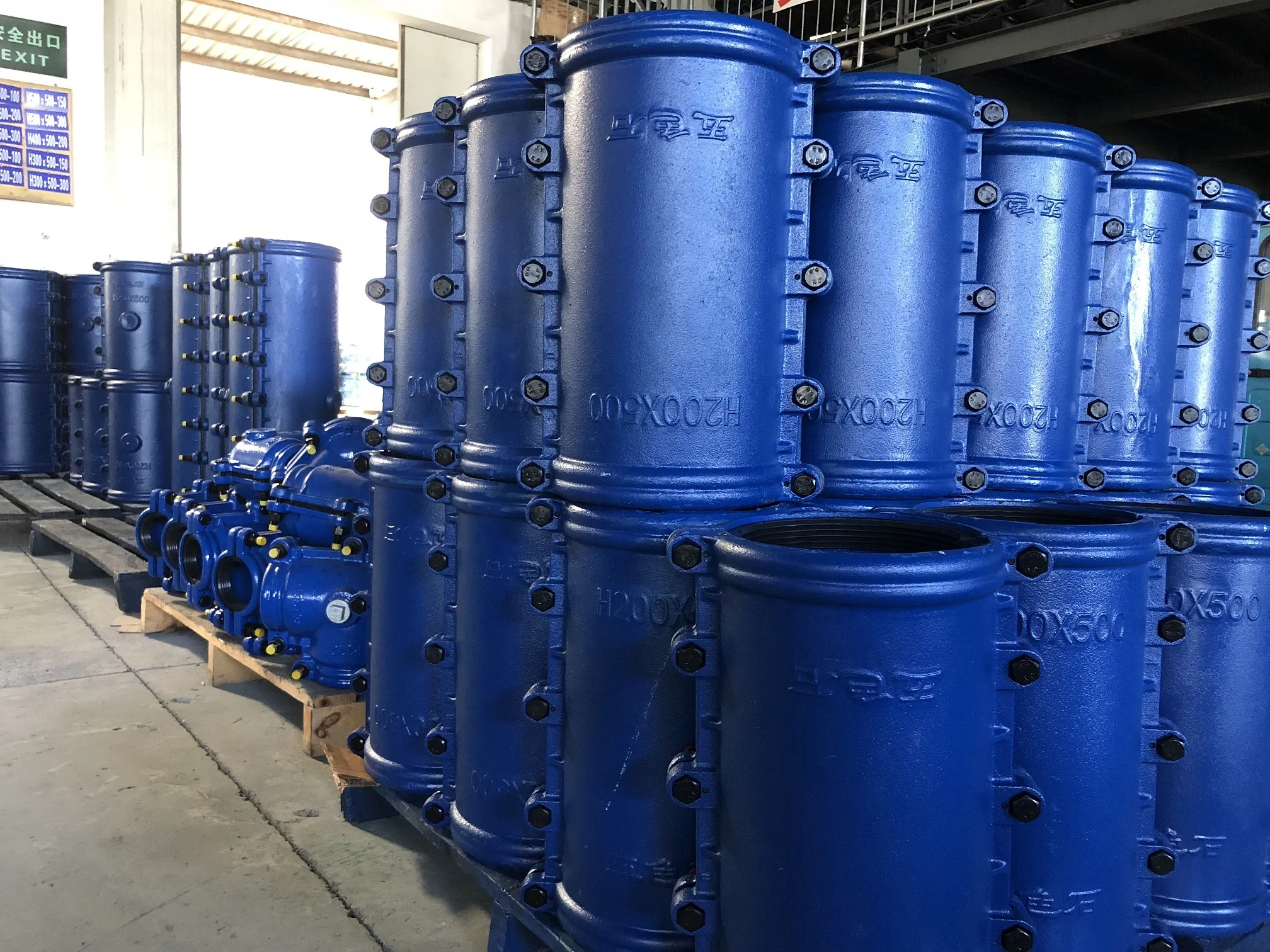 Water stopper/pipe repair clamp/kits/coupling/split leak sleeve/Encapsulation collar for casing section of DI pipelines