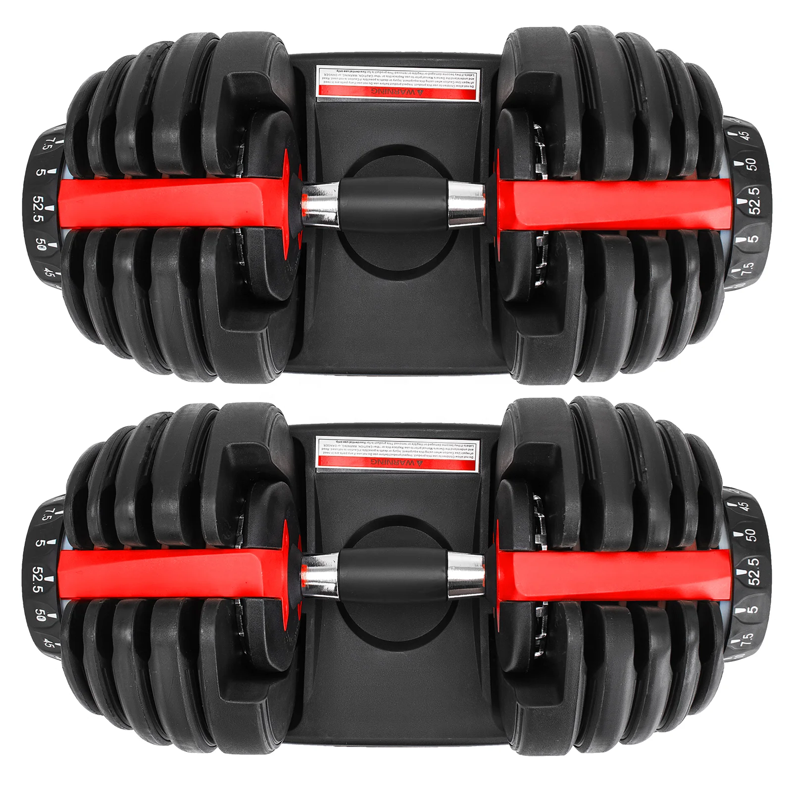 W1N Best Cheap 50 90 Lb Adjustable Weights Dumbbell Set Heavy Free Weight Dumbbell Home Gym Workout  Equipment Exercise Strength