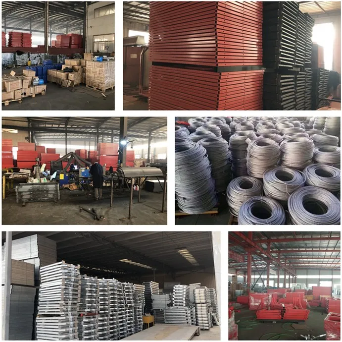 ZLP/630/ZLP 800 Mast climbing work platform hanging platform wire rope suspended platform