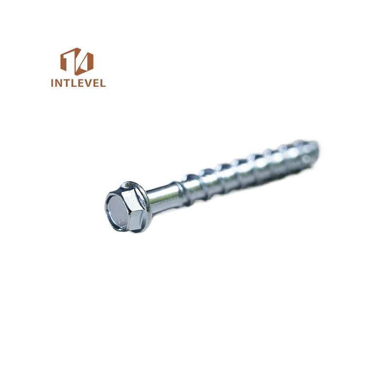 Electro-galvanized or Ruspert Concrete Anchors Unique Thread Design Concrete Anchor Bolts