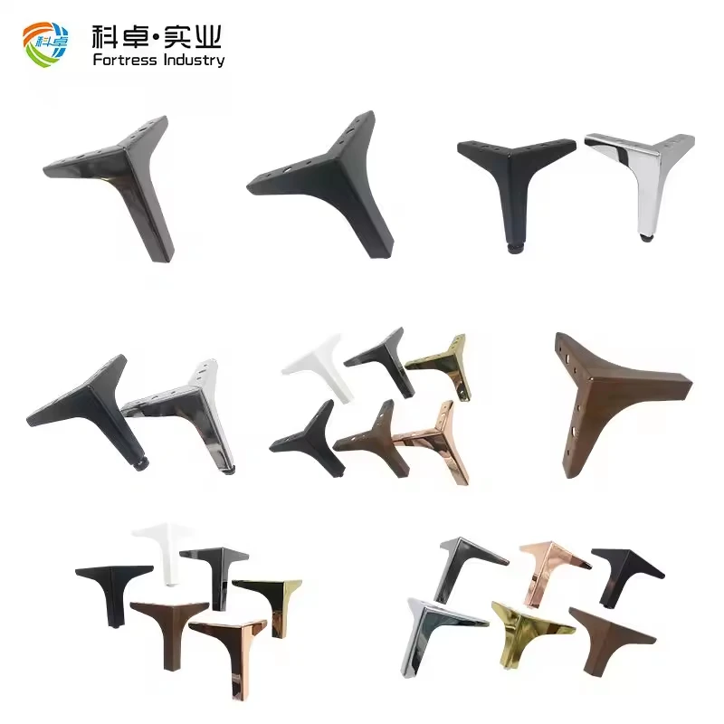 Low Price Sofa Bed Metal Table Legs Golden Chrome Silver Matte Black Iron Fittings Furniture Accessories Hardware Foot