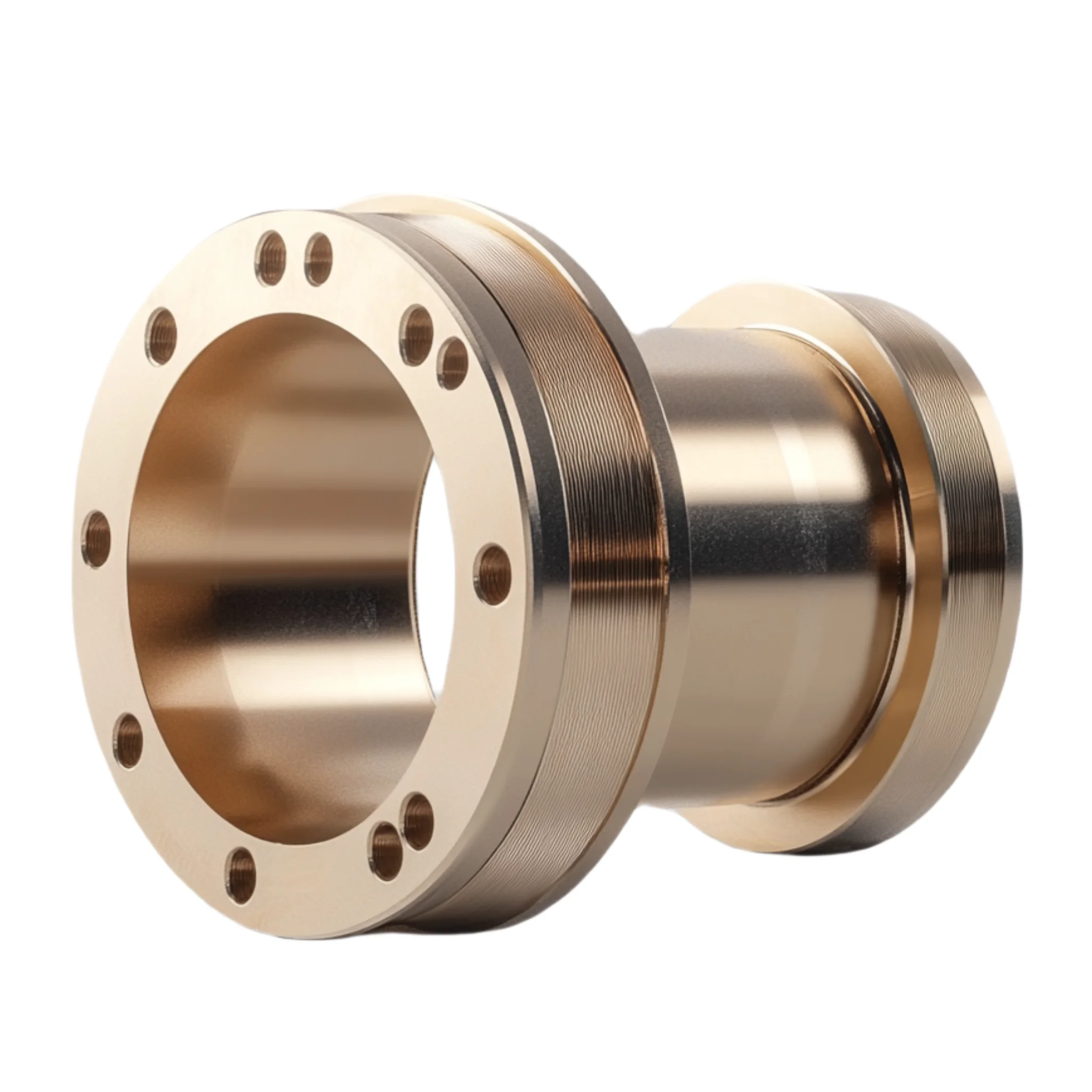 ISO Certified Customize Machined CNC Turning Self Lubricated Graphite Bronze Bushing