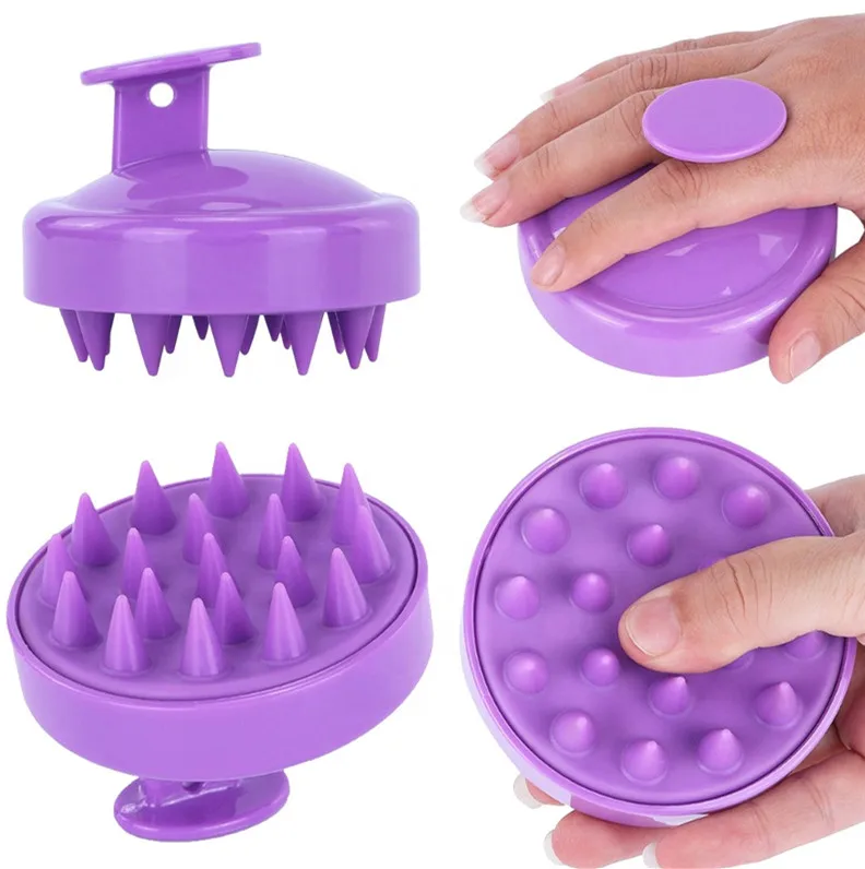 Silicone infused hair claw scalp massager relax deep clean shampoo shower bath hair massage brush vibe scalp massage