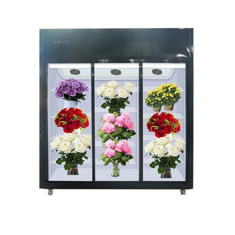 High quality Flower display fridge new design flower refrigerator flower chiller
