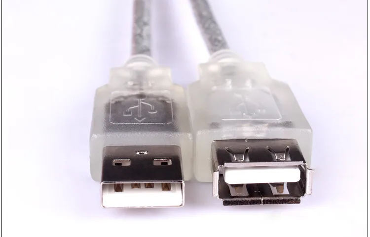 
6FT USB2.0 AM TO AF extention cable transparent 