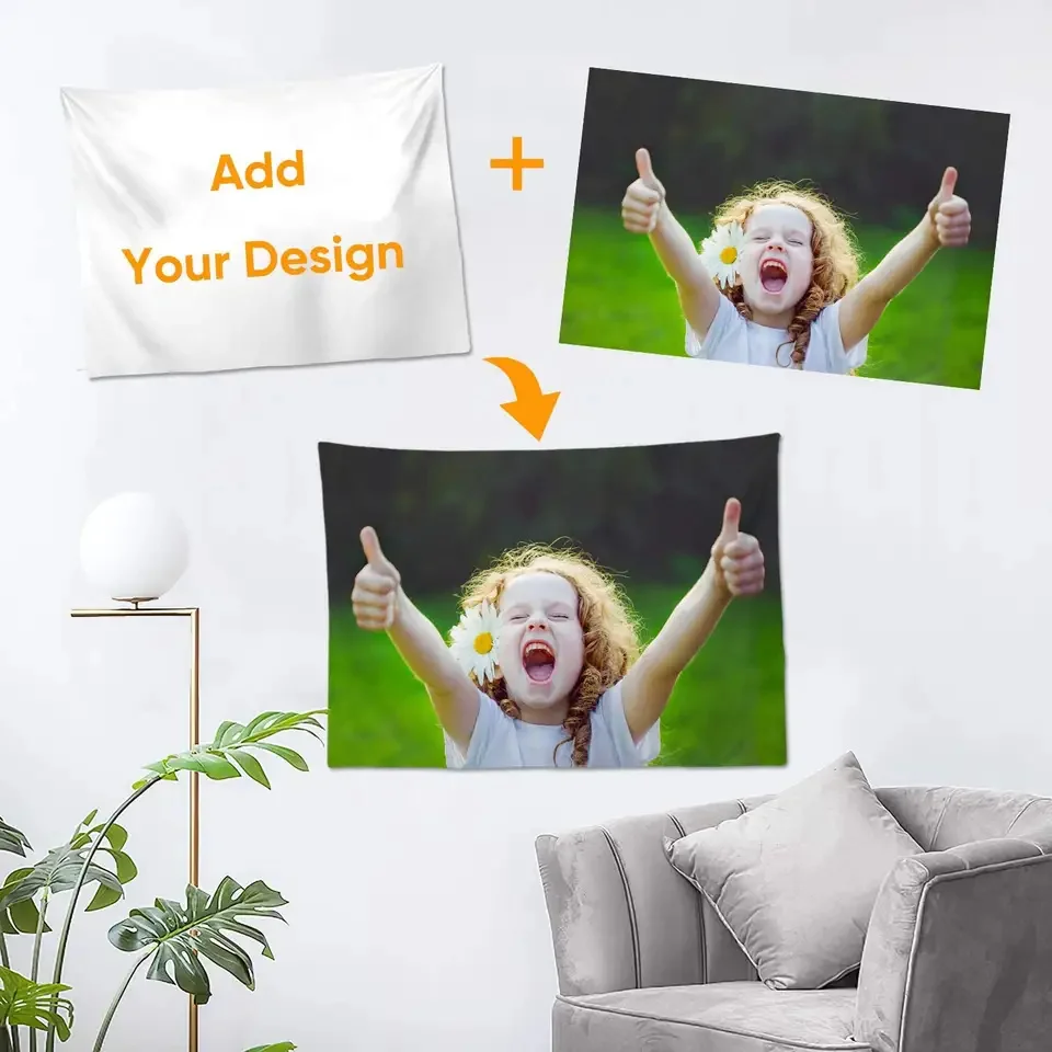 Manufacturers Wholesale A Custom Colorful Abstract Hippie Trippy Wall Hanging 3D Circle Void Tapestry Psychedelic Wall Tapestry