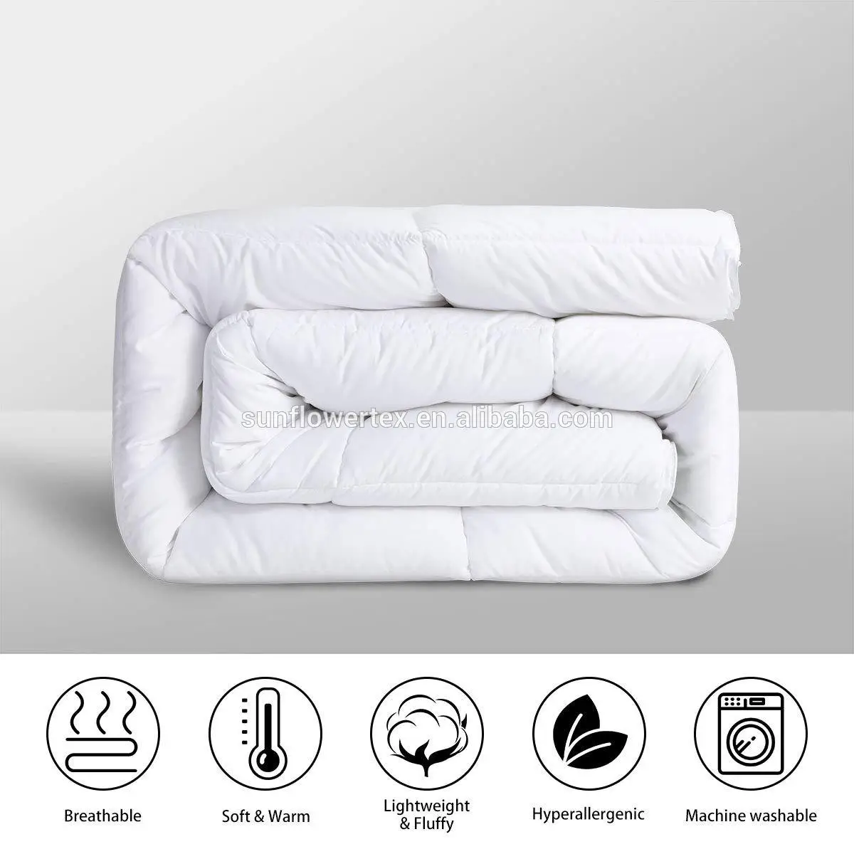 
anti dust mite anti bacterial 90% white goose down duvet/comforter/quilt 