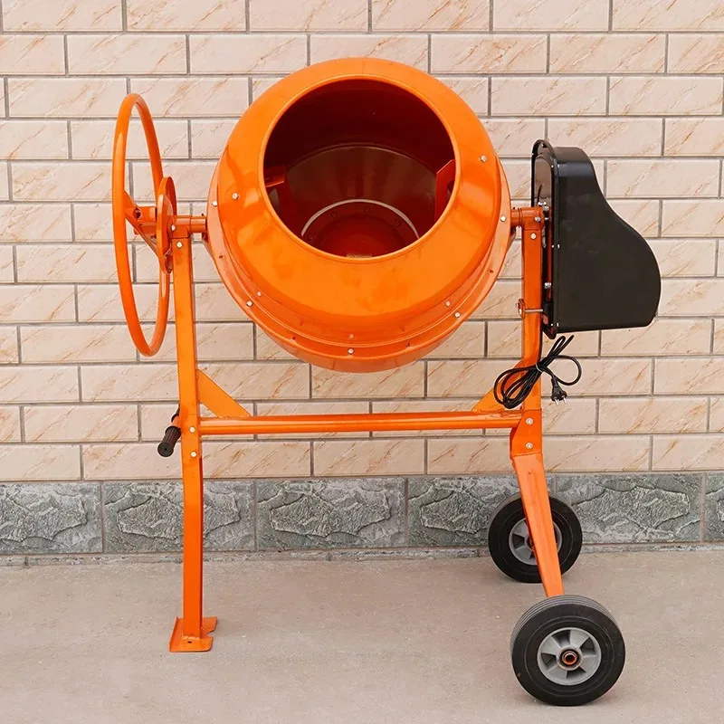 Electric Concrete mixing drum cement mixing machine concrete mixer small concrete mixer for mail package