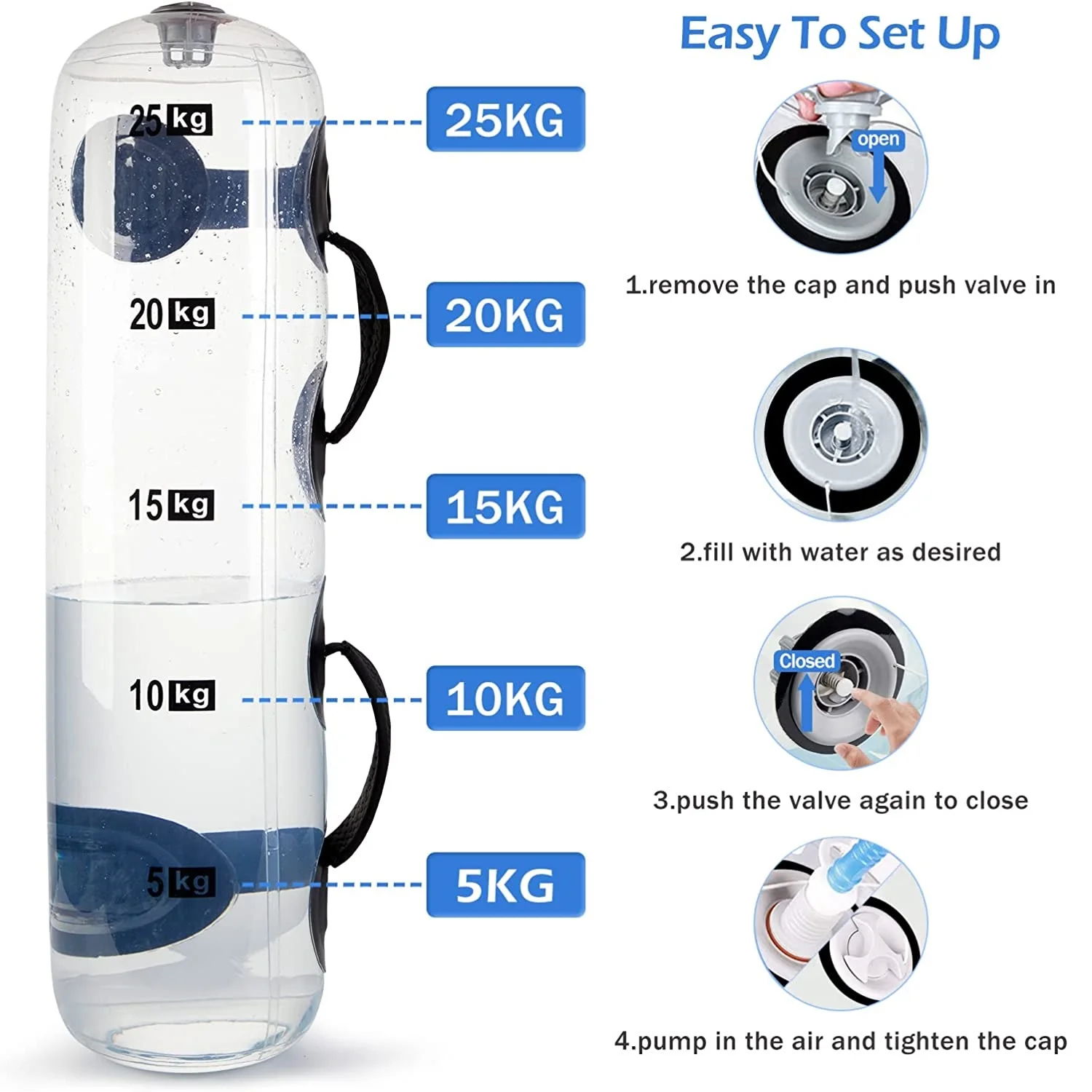 water weights aqua bag workout sandbag alternative strength training sand bag portable stability equipment fitness aqua bag