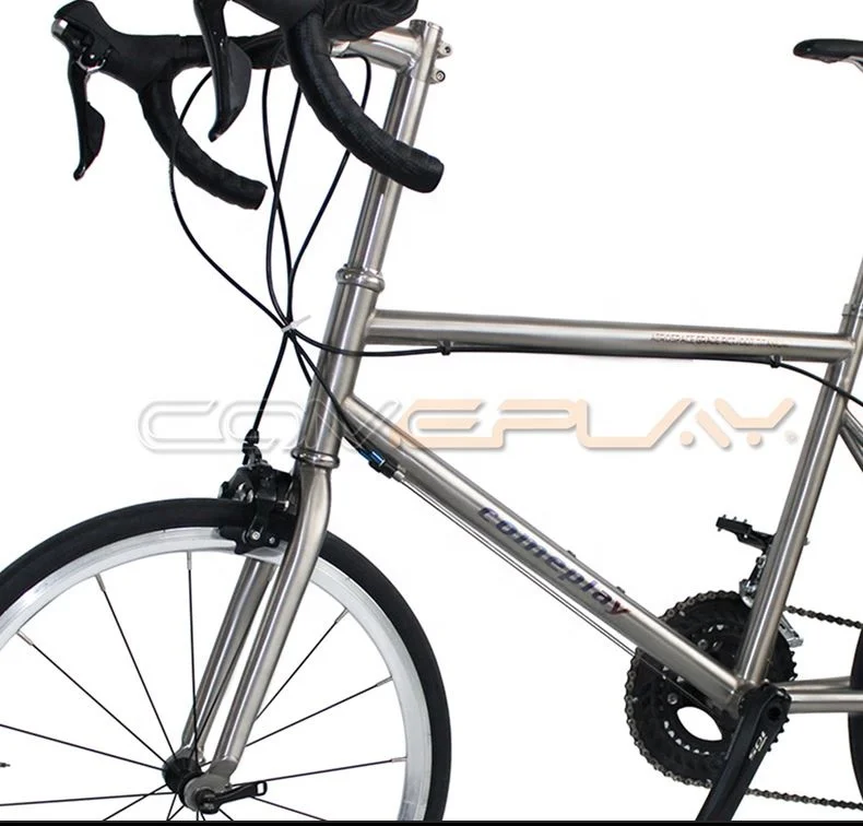 Титановая велосипедная мини-вилка с тормозом