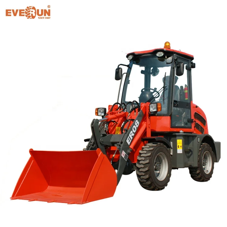 EVERUN CE Approved Articulated 0.8 Ton Multifunction Front End Loader with standard bucket