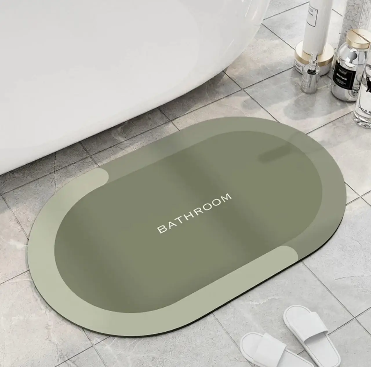 Супервпитывающие быстросохнущие коврики для ванной тонкие резиновые Нескользящие мягкие Товары комнаты домашнего использования Экономичные