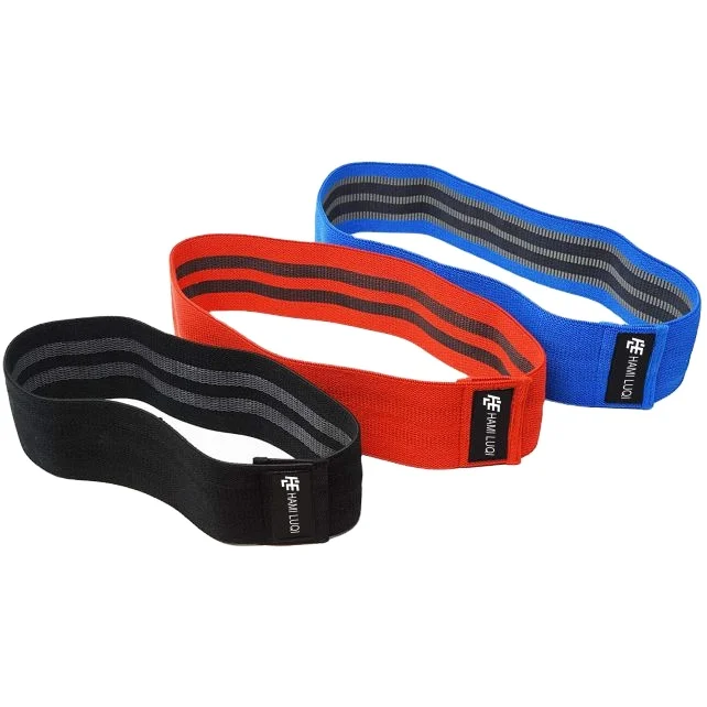 2024 Wholesale Fitness Elastic Band Set Full Fabric Body Resistance Bands for