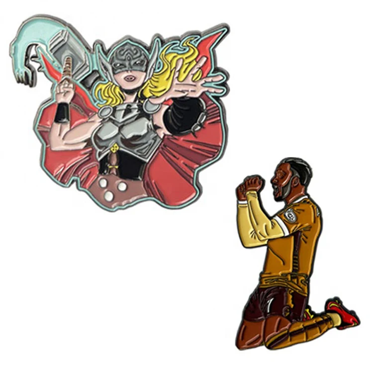 High Quality Custom Heart Shaped Hard Enamel Pin Badge Manufacturer