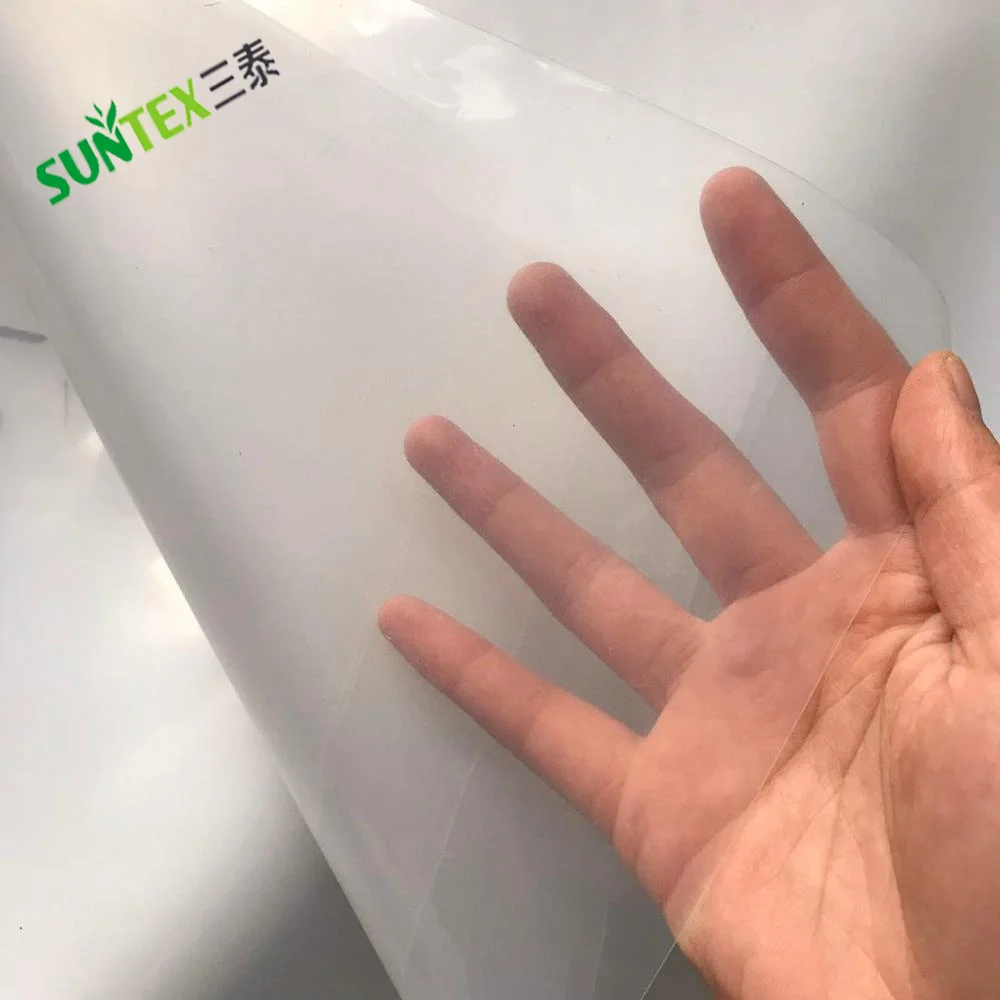 6mil pe transparent Agricultural Greenhouse plastic film, UV Protect Plastic flower cover