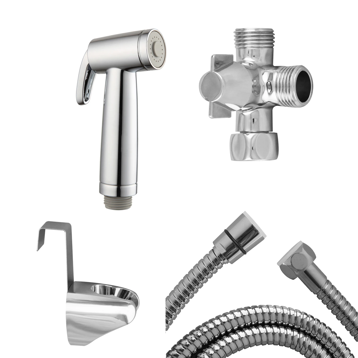 ABS пластиковый корпус и латунный вставной клапан ручной унитаз Shattaf биде головка для ванной Биде Душ Распылитель