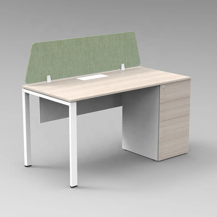 
Office Furniture Simple Style Office Furniture Workstation Desk with Cabinet and Drawers 