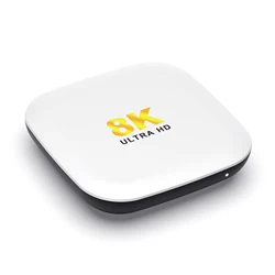 Latest smart android tv box support OEM&ODM service white shell 8K60fps 1*USB3.0 multi language rk3528 H96 max M2