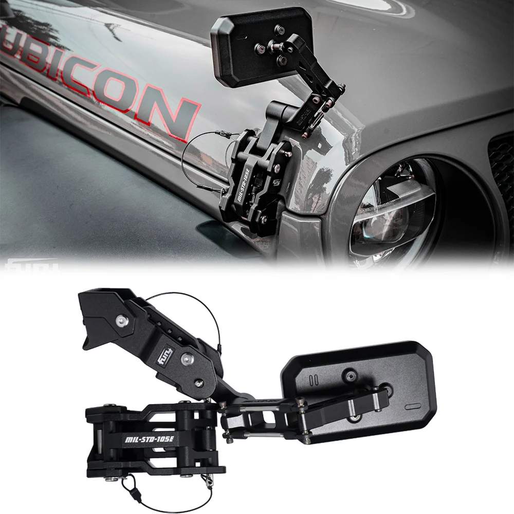Fury 2018+ JL 4x4 offroad accessories Aluminum Alloy hood lock hood catch hood buckle for Jeep wrangler