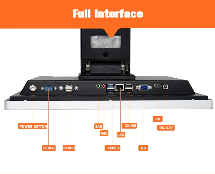 New Touch Pos System 15.6inch Pos Terminal With Thermal Printer Barcode Reader For Restaurant Hotel