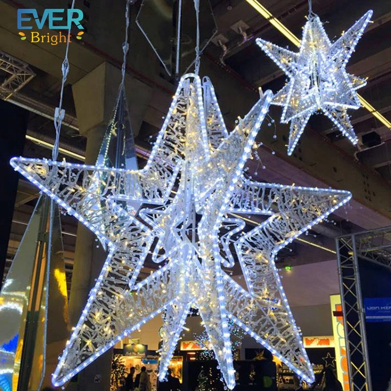 New product battery operated 3d motif star light LED neon desktop light