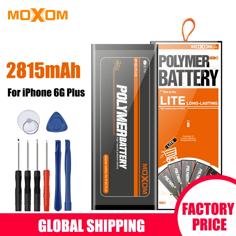 2019 New replacement original battery 2915 mah for phone 6plus
