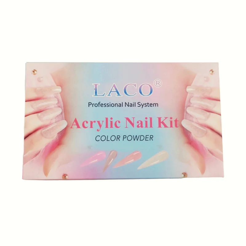 Wholesale Carving Extension Builder Color Polymer Powder Clear 3 In 1 Nude Dipping Nail Acrylic Powder Set For Nails