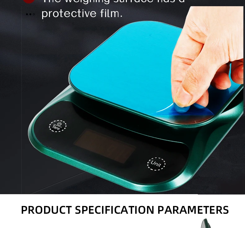 Waterproof LCD Display Electronic 5kg Nutritional Weighing Digital Nutrition Kitchen Scale