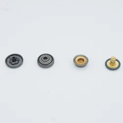 Custom High Quality Curved Surface Plating Jacket Coat Wholesale Metal Snap Button