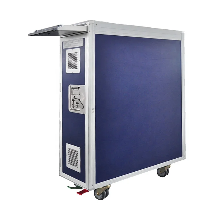 Aluminum Atlas Aviation Airline Meal Cart Trolley